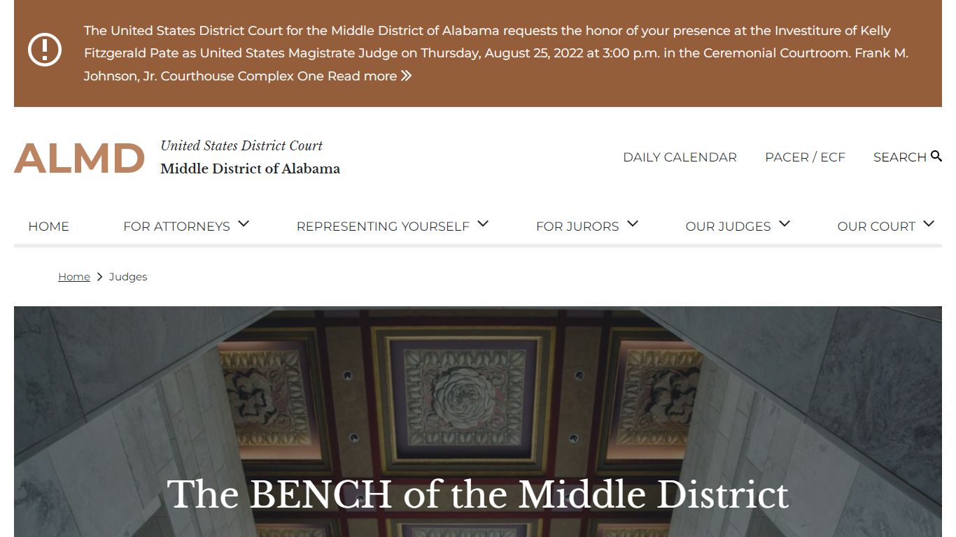 Judges | United States District Court